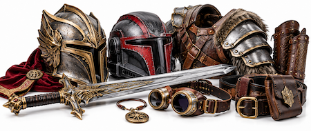 Cosplay materials, paints, tools and accessories